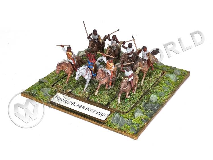 Готовая модель, миниатюра "Нумидийская конница" 8 фигур в масштабе 1:72 - фото 1