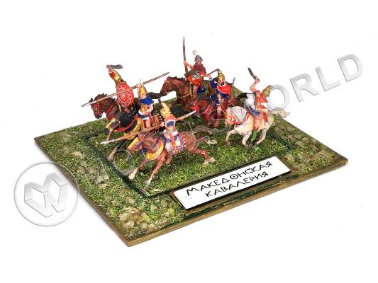 Готовая модель, миниатюра "Македонская кавалерия" 6 фигур в масштабе 1:72