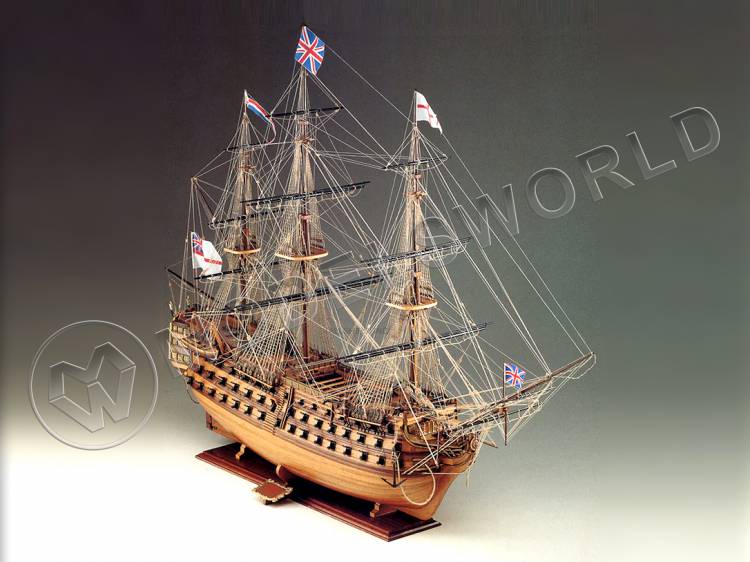 Набор для постройки модели корабля HMS VICTORY британский корабль первого ранга, 1805 г. Масштаб 1:98 - фото 1
