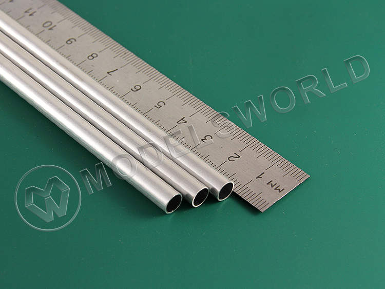 Тонкостенная алюминиевая трубка 6.4x0.35 мм, 1 шт - фото 1