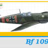 Склеиваемая пластиковая модель самолета Bf 109E-1 Масштаб 1:32