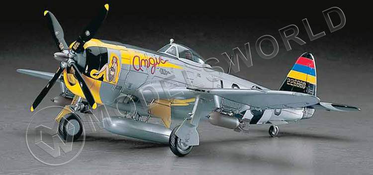 Склеиваемая пластиковая модель самолета P-47D Thunderbolt. Масштаб 1:48 - фото 1