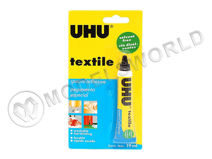 Клей для ремонта ткани UHU Textil, 19 мл - фото 1