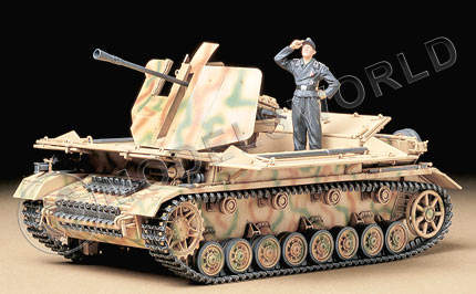 Склеиваемая модель  Зенитная установка Mobelwagen 3.7 mm flak на базе танка Panzer IV. Масштаб 1:35 - фото 1