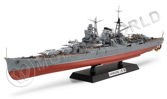 Склеиваемая пластиковая модель Японский крейсер Mikuma. Масштаб 1:350 - фото 1