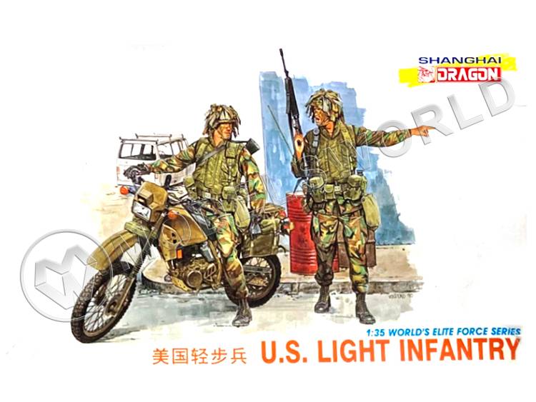 Фигуры солдат U.S. Light Infantry. Масштаб 1:35 - фото 1