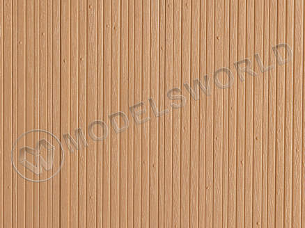 Имитация деревянной стеновой доски натурального цвета, 20х10 см - фото 1
