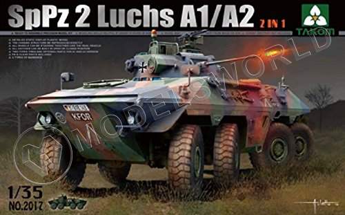 Склеиваемая пластиковая модель Bundeswehr SpPz 2 Luchs A1/A2  2 in 1. Масштаб 1:35 - фото 1