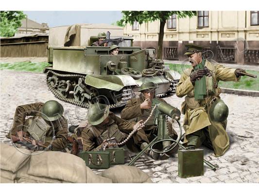 Фигуры солдат British Expeditionary Force, France 1940 г. Масштаб 1:35