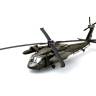 Склеиваемая пластиковая модель Американский вертолет UH-60A Blackhawk. Масштаб 1:72