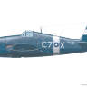 Склеиваемая пластиковая модель самолета Hellcat Mk.I / Mk.II. Dual Combo. ProfiPACK. Масштаб 1:72