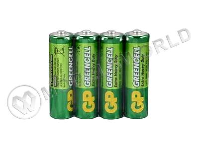 Батарейка GP Greencell 15G R6/316 б/б, 4 шт - фото 1