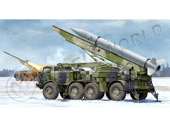 Склеиваемая пластиковая модель Советский тактический ракетный комплекс 9К52 "Луна M". Масштаб 1:35 - фото 1