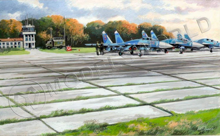 Советские плиты аэродромного покрытия ПАГ-14. Масштаб 1:72 - фото 1
