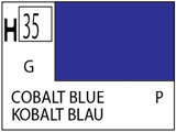 Краска водоразбавляемая художественная MR.HOBBY COBALT BLUE (Глянцевая) 10мл. - фото 1