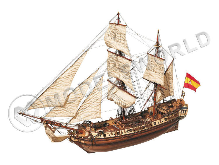 Набор для постройки модели корабля LA CANDELARIA. Масштаб 1:85  - фото 1