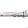 Склеиваемая пластиковая модель МиГ-21ПФ. ProfiPACK. Масштаб 1:48