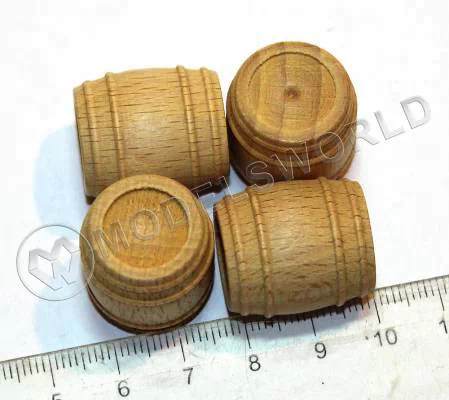 Бочка, самшит, 22х20 мм, 1 шт