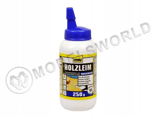 Клей для дерева водостойкий UHU Holzleim Wasserfest D3, 250 г