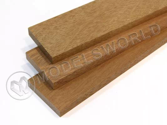 Плашка 6x50x500, красное дерево