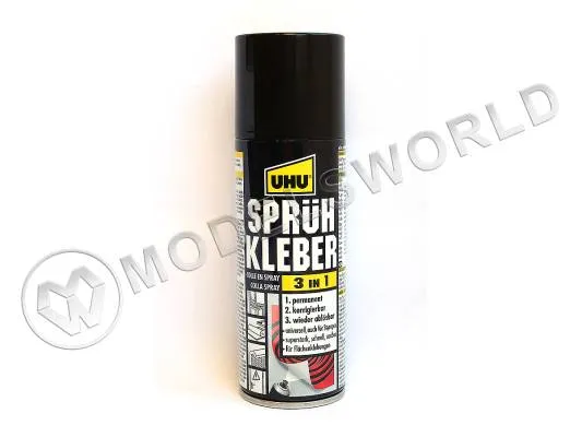 Клей-спрей UHU Spruehkleber 3 in 1, 200 мл