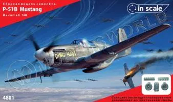 Пластиковая модель 1/48 P-51B Mustang
