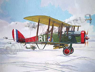 Склеиваемая пластиковая модель самолета De Havilland DH.4 (Eagle). Масштаб 1:48
