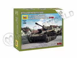 Склеиваемая пластиковая модель Советская САУ Су-76М. Масштаб 1:100