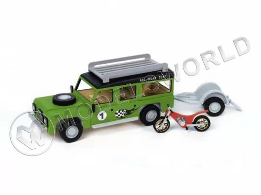 Сборная деревянная модель автомобил Land Rover МОТОГОНЩИК, Artesania Latina