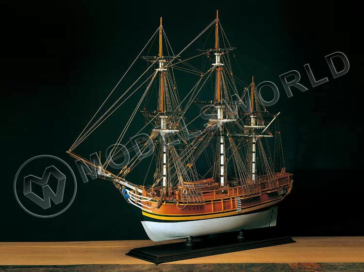 Набор для постройки модели корабля HMS BOUNTY английский шлюп 1787 г. Масштаб 1:60 (арт.AM1432) — купить в Мир Моделей с доставкой по России