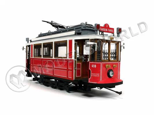 Набор для постройки модели трамвая ISTANBUL. Масштаб 1:24