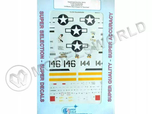 Декаль P-47N Thunderbolts. Масштаб 1:48