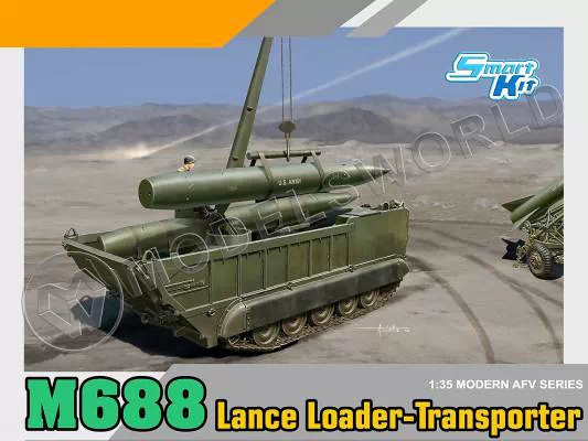 Склеиваемая пластиковая модель Транспортно-заряжающая машина M688 Lance. Масштаб 1:35