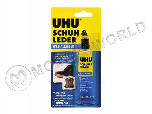 Клей для кожи и обуви UHU Schuh&Leder, 30 г