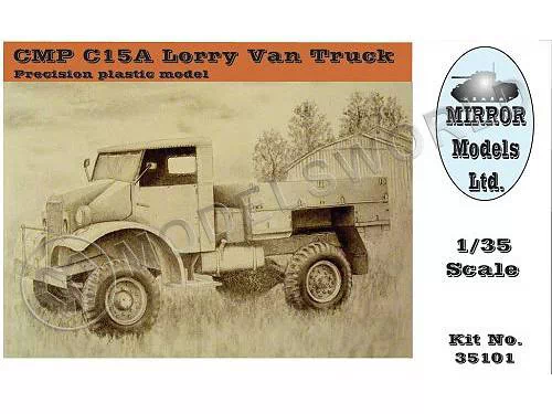 Склеиваемая пластиковая модель грузовик CMP C15 A Lorry Van Truck. Масштаб 1:35