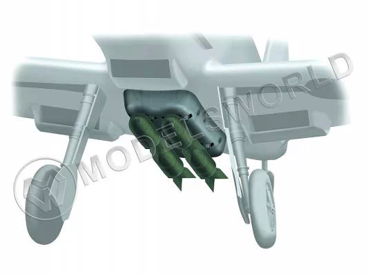 Набор авиационных бомб для модели Bf 109E. Масштаб 1:32