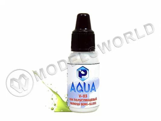 Лак Полуглянцевый  Aqua, 10 мл