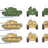 Склеиваемая пластиковая модель Средний танк M48A2C. Масштаб 1:72