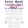 Окрасочная маска для всех моделей на базе МАЗ, Modelcollect. Масштаб 1:72