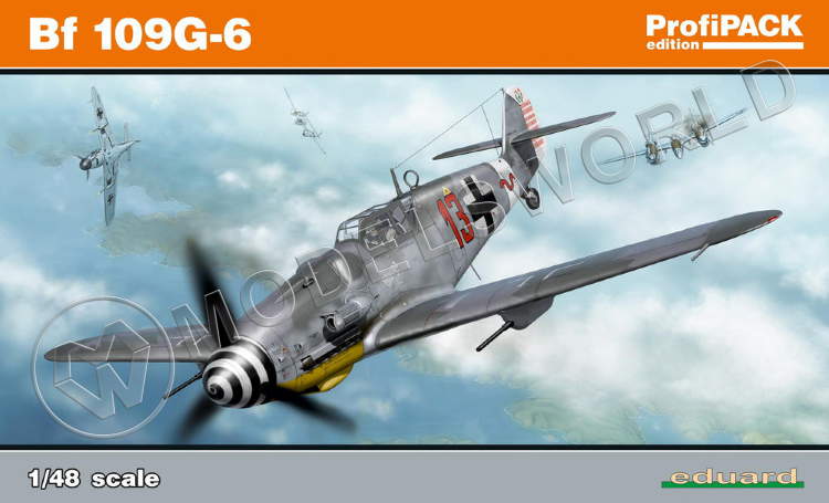 Склеиваемая пластиковая модель Bf 109G-6. ProfiPACK. Масштаб 1:48 - фото 1
