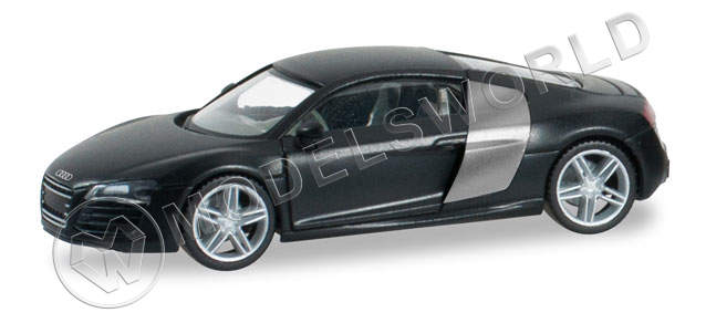 Модель автомобиля Audi R8® facelift, черный. H0 1:87 - фото 1