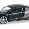 Модель автомобиля Audi R8® facelift, черный. H0 1:87