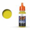 Акриловая краска AK Interactive Brush & Airbrush Series. Yellow. 17 мл