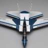 Радиоуправляемая модель самолета EP JET VISION DF45 BLUE