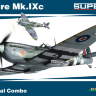 Склеиваемая пластиковая модель истребитель Spitfire Mk. IXc DUAL COMBO Масштаб 1:144