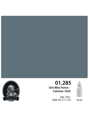 Акриловая краска Jim Scale Gris-Bleu Fonce — Celomer 1620, 18 мл
