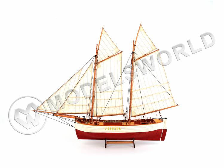 Набор для постройки модели императорской яхты бота "Увалень". Масштаб 1:48 - фото 1