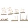 Набор для постройки модели императорской яхты бота "Увалень". Масштаб 1:48