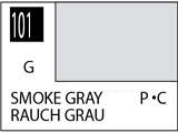Краска на растворителе художественная MR.HOBBY C101 SMOKE GRAY (Глянцевая) 10мл. - фото 1
