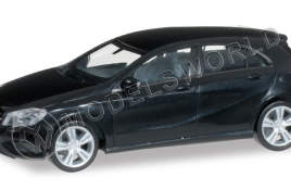 Модель автомобиля Mercedes-Benz A-Klasse, черный. H0 1:87